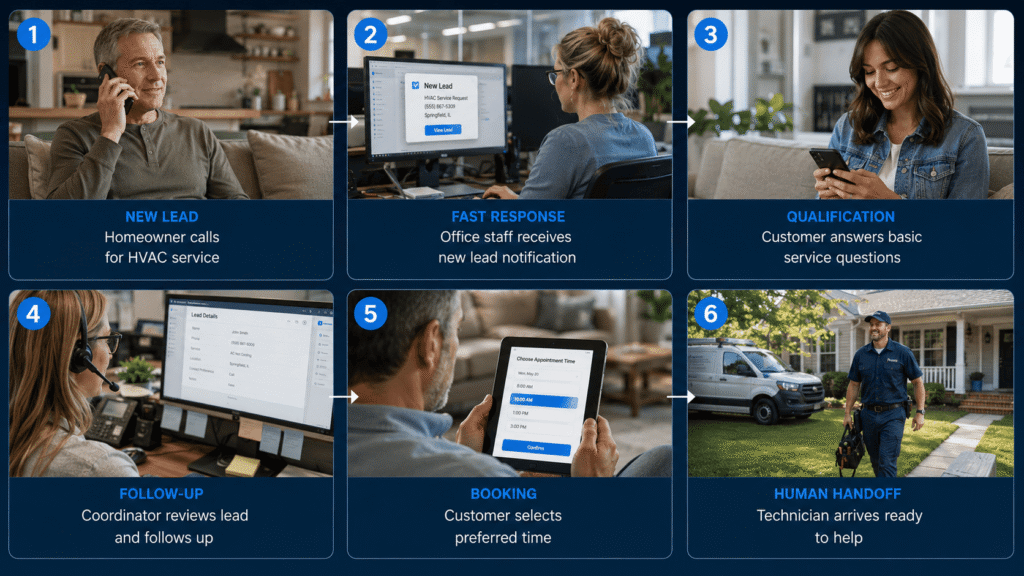 A Practical HVAC Lead Management Workflow