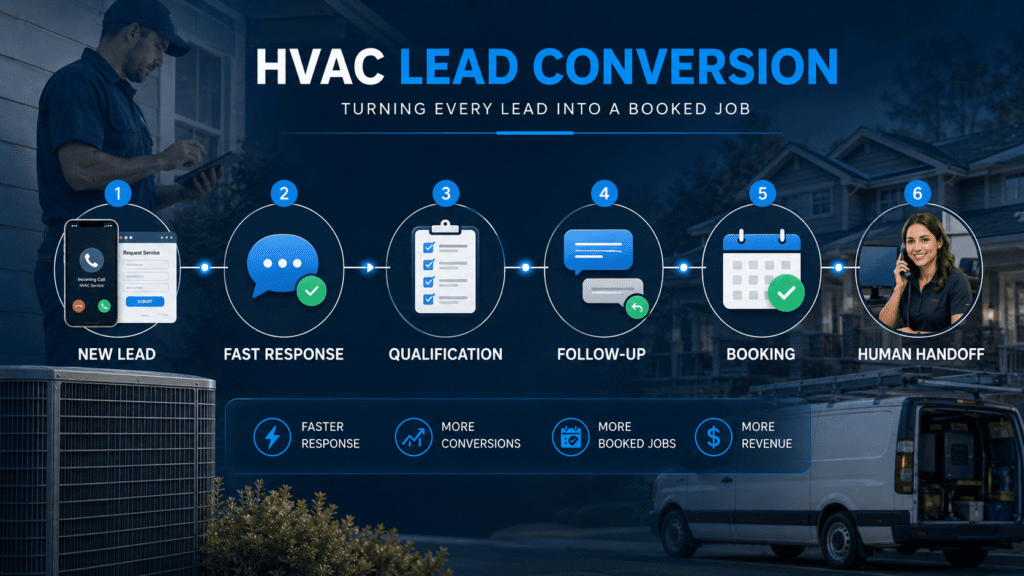 What an HVAC Lead Conversion Workflow Can Automate